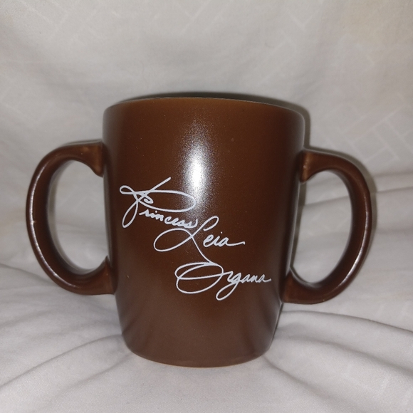 Se7en20 Star wars princess Alei Organa double handl brown mug (061824D) - Picture 3 of 4